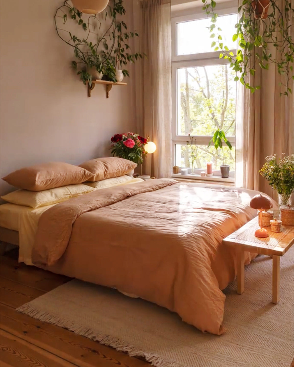 Limoncello 100% French Flax Linen Sheet Set